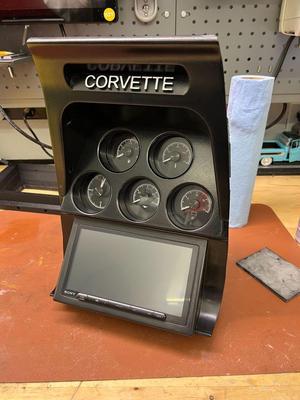 C3 1969 Corvette Radio Gauge Bezel