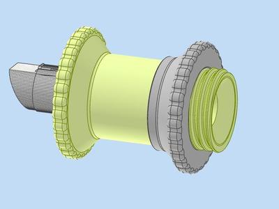 Spool Holder V2 with Bearing for A1Mini