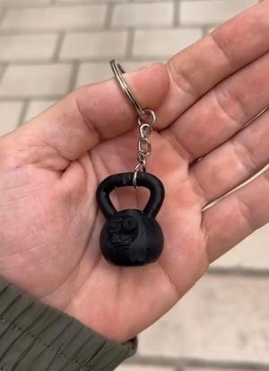 kettlebell keychain