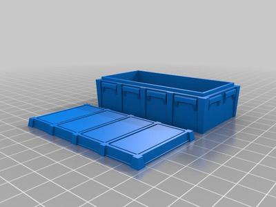 container with clear top