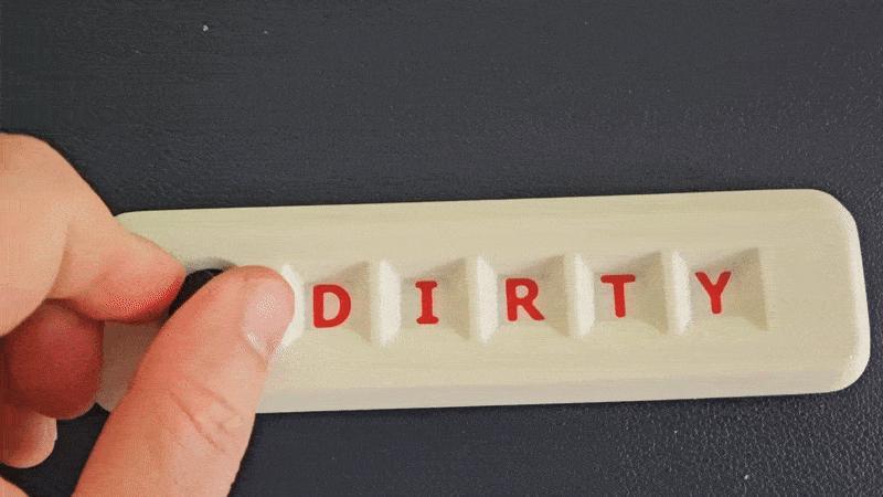 Dishwasher Clean/Dirty Sign