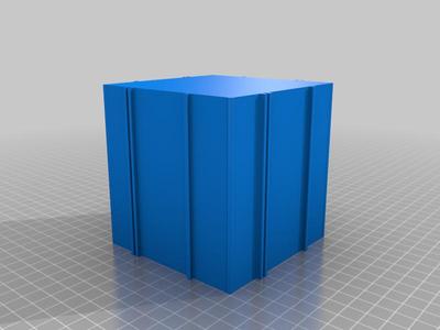 2 styles of modular vase mode small parts drawers - customizable