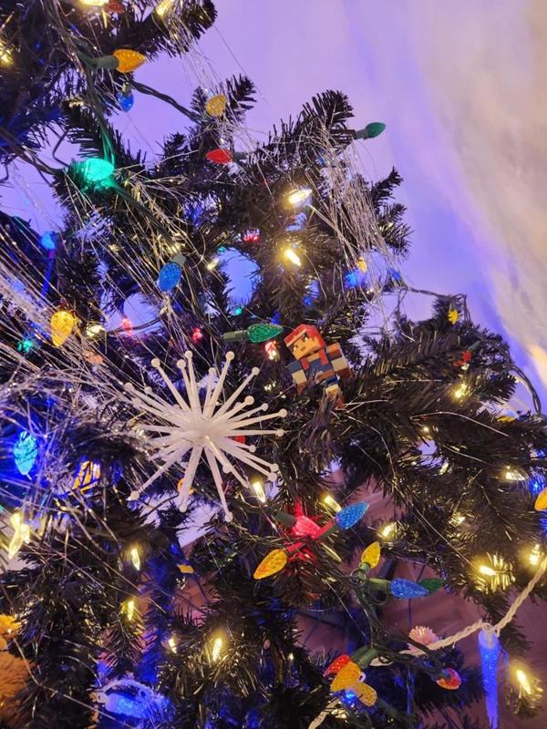 Holiday Snow Ball Tree sticker