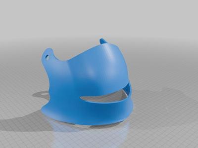German Sallet sliced for smaller printers