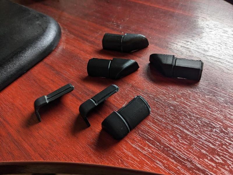 Fiat X1/9 Inner Door Top Trim Ends