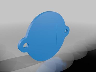 RJ45 Circle Mount - Blank Plate