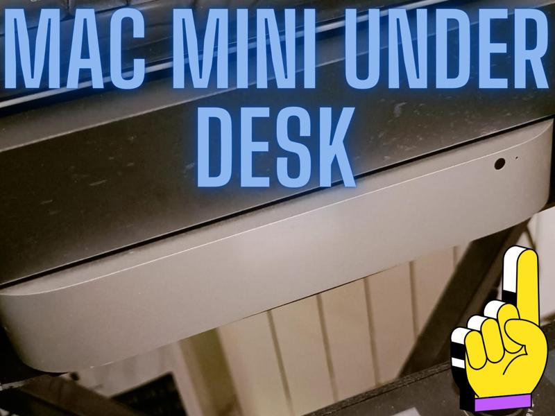 MacMini UnderDesk: M2, M1, 2018, 2014, 2012 MODELS