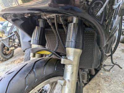 Motorcycle fork guard