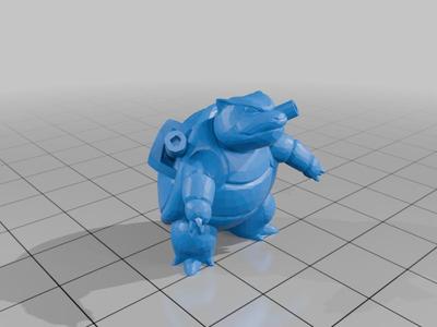 Blastoise - Low poly