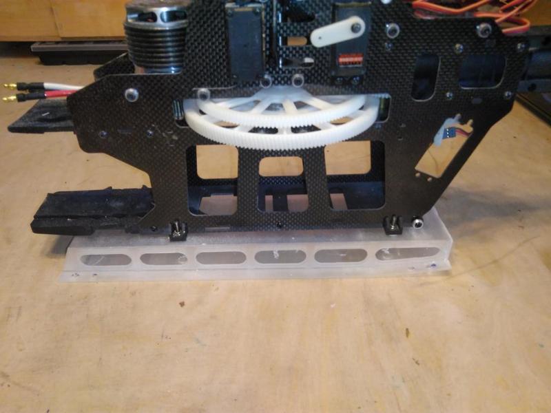 Funkey Bell 206L Long Ranger subframe for Blade 600X