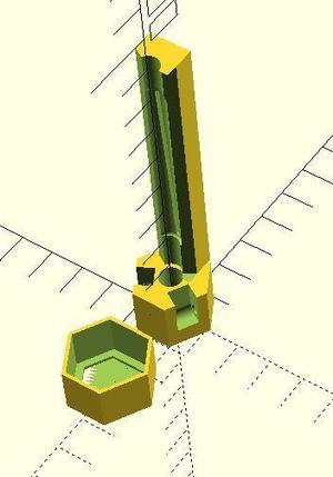 Fletching Jig. Pre-Configured. 2in Blazers. 4mm 340 arrows. Standard 2deg offset