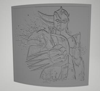 goldorak-lithophane