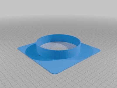 125mm tube air duct adapter