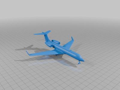 Gulfstream G550 with landing gear