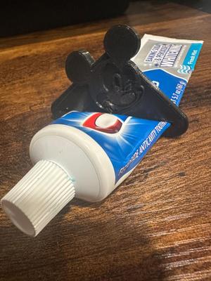mickey mouse tooth paste squeezer