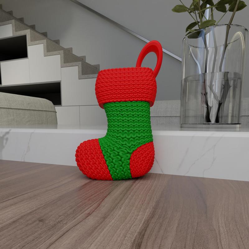 Knitted Christmas Stocking (IN PARTS)