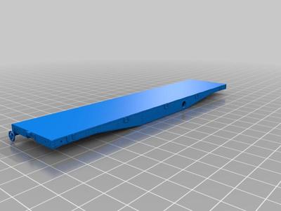 40ft flat wagon HO scale