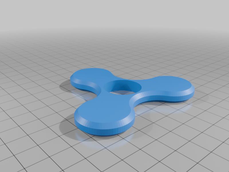 Fidget Spinner 3-lobe Solid