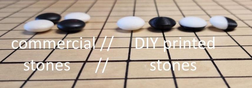 GO game stones/pieces classic ones and rethought ones (find new fans and to encourage professionals) 