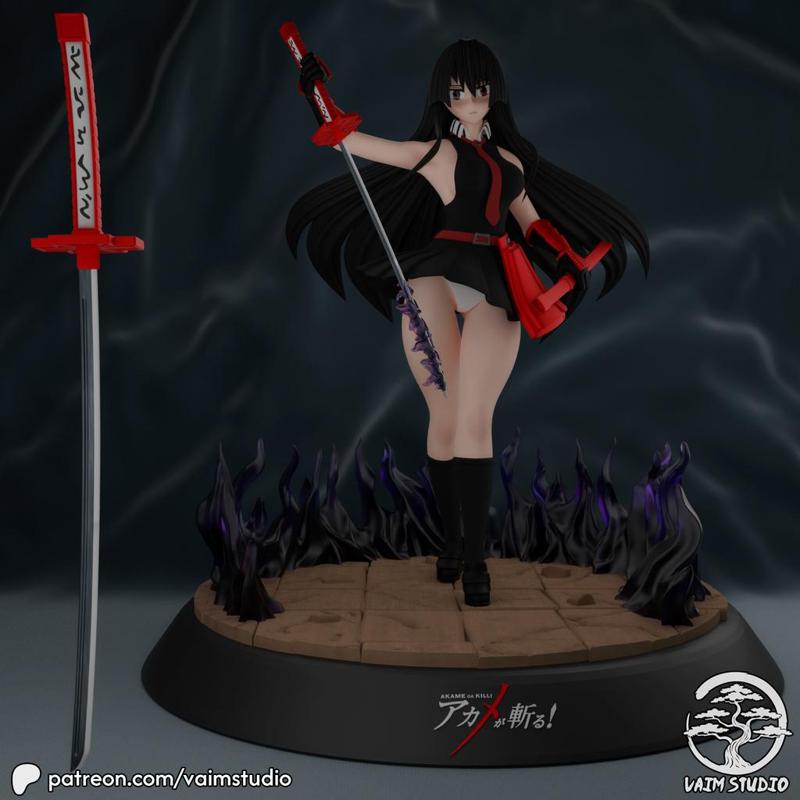 Free STL Katana Akame - Murasame