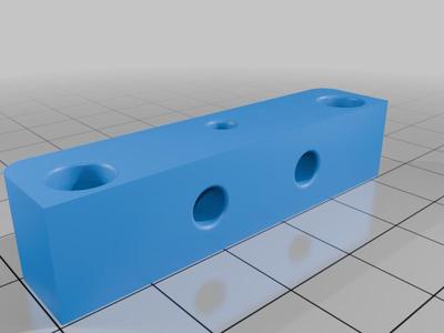 Schraubböcke für KPF-Zeller H0-Rollenprüfstand