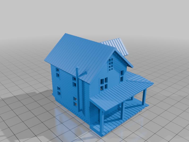 N Scale Vintage Country House