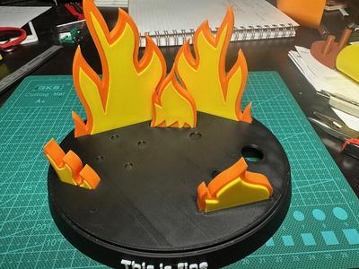 QuickFire Remix - Flames only - Faster Print Time
