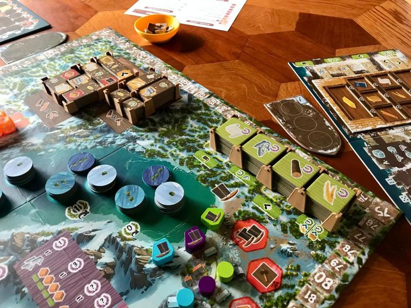 Tile Holders with Lids for Saltfjord Board Game