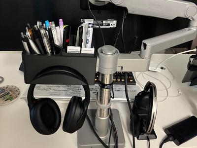 Humanscale Desk Organizer With Headphone Mount