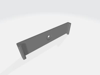 Car registration plate holder