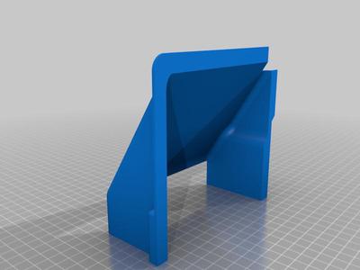 Meshify C Fan Shroud with fan and front panel cutouts