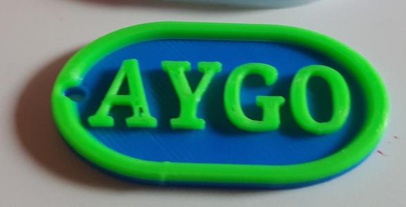 Toyota Aygo Key Fob