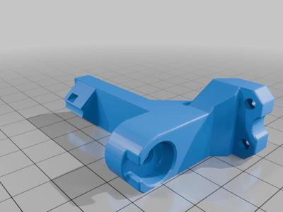 Creality Sprite extruder PTFE mount with reenforcement - 3d Chameleon