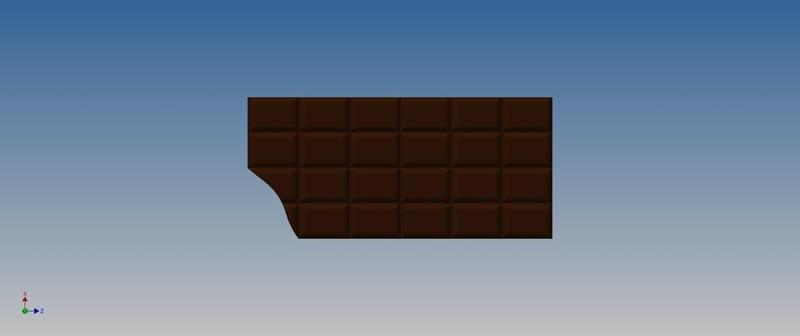 Bitten Chocolate Bar