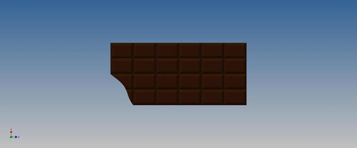 Bitten Chocolate Bar