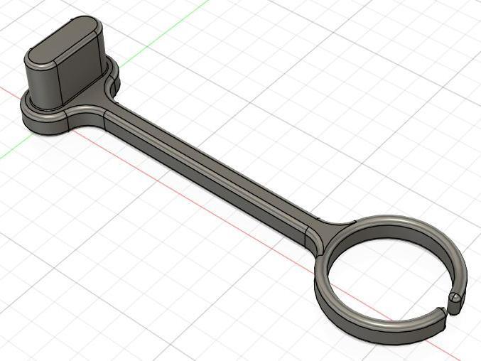 PTFE holder for Bambu Lab A1 mini