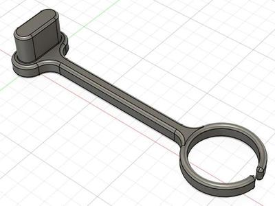 PTFE holder for Bambu Lab A1 mini