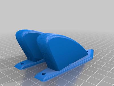 RC Wing Skid Protector - Thick with screw holes