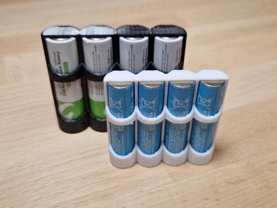 Ultimate minimized Battery Box for Size AA and AAA