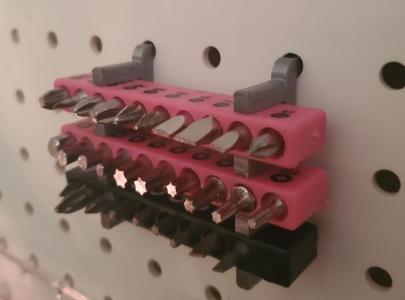 Pegboard Drill Bit Holder