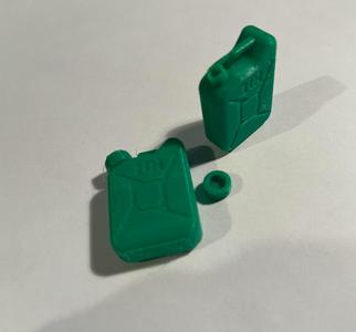 Canister, barrell 1:12 for RC car, car