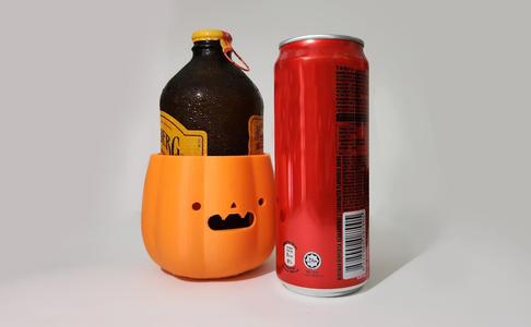Halloween Pumpkin Coaster / Pen Stand