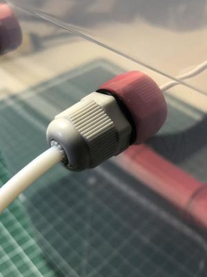 DryBox PTFE-Tube Connector for M12 x 1,5 Cable Gland