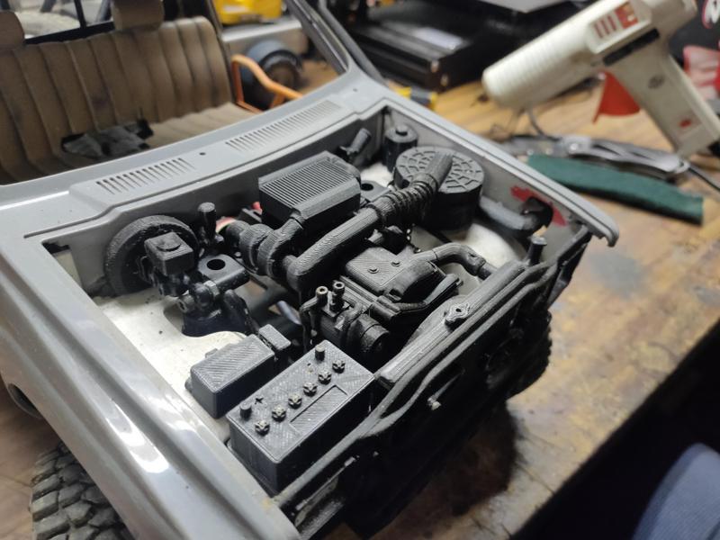 Rc4wd 4 runner engine bay (5L-T)