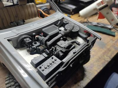 Rc4wd 4 runner engine bay (5L-T)