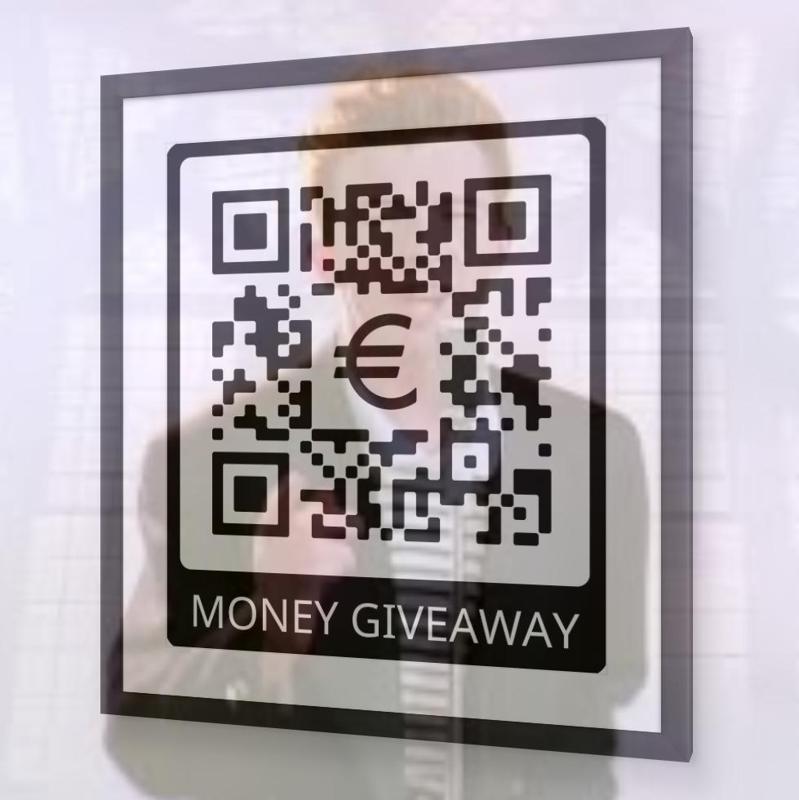 Money giveaway (rickroll) PRANK