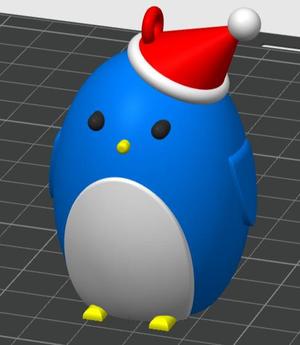 Christmas Penguin Ornament
