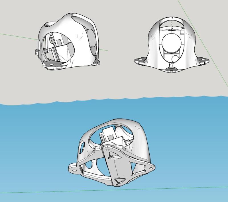 tiny whoop canopy + montura cyclops 3 hd + vtx