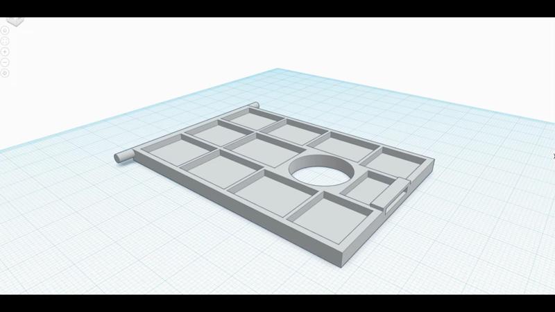 Battery door for Tamiya Quick drive  Avante/Thunder Shot/Manta Ray and other models