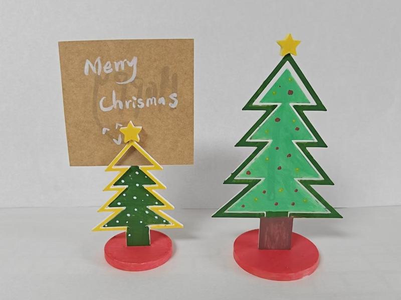 Christmas decoration, Christmas tree memo clip